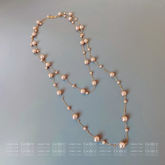 GOLICC multi-layer pearl necklace - Picture 5 of 10